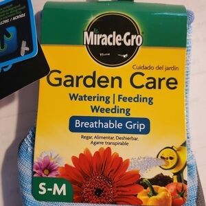 Miracle-Gro gardening gloves s/m nwt